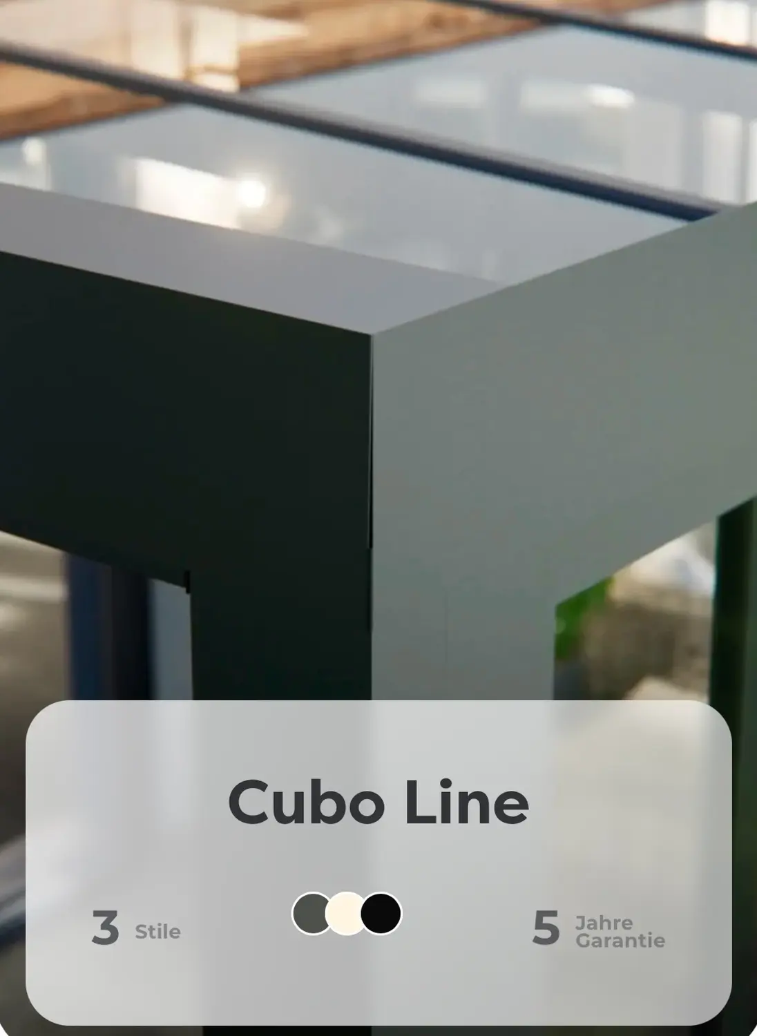 Cubo Line-Veranda von Heide Veranda