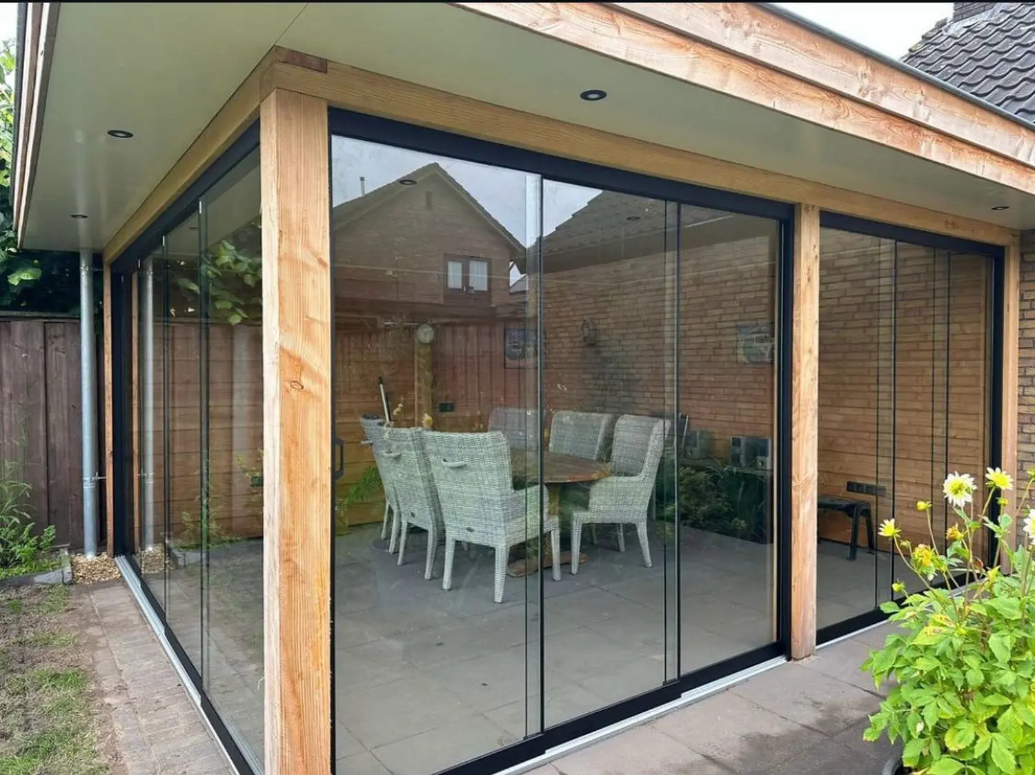 Glasschiebewände von Heide Veranda